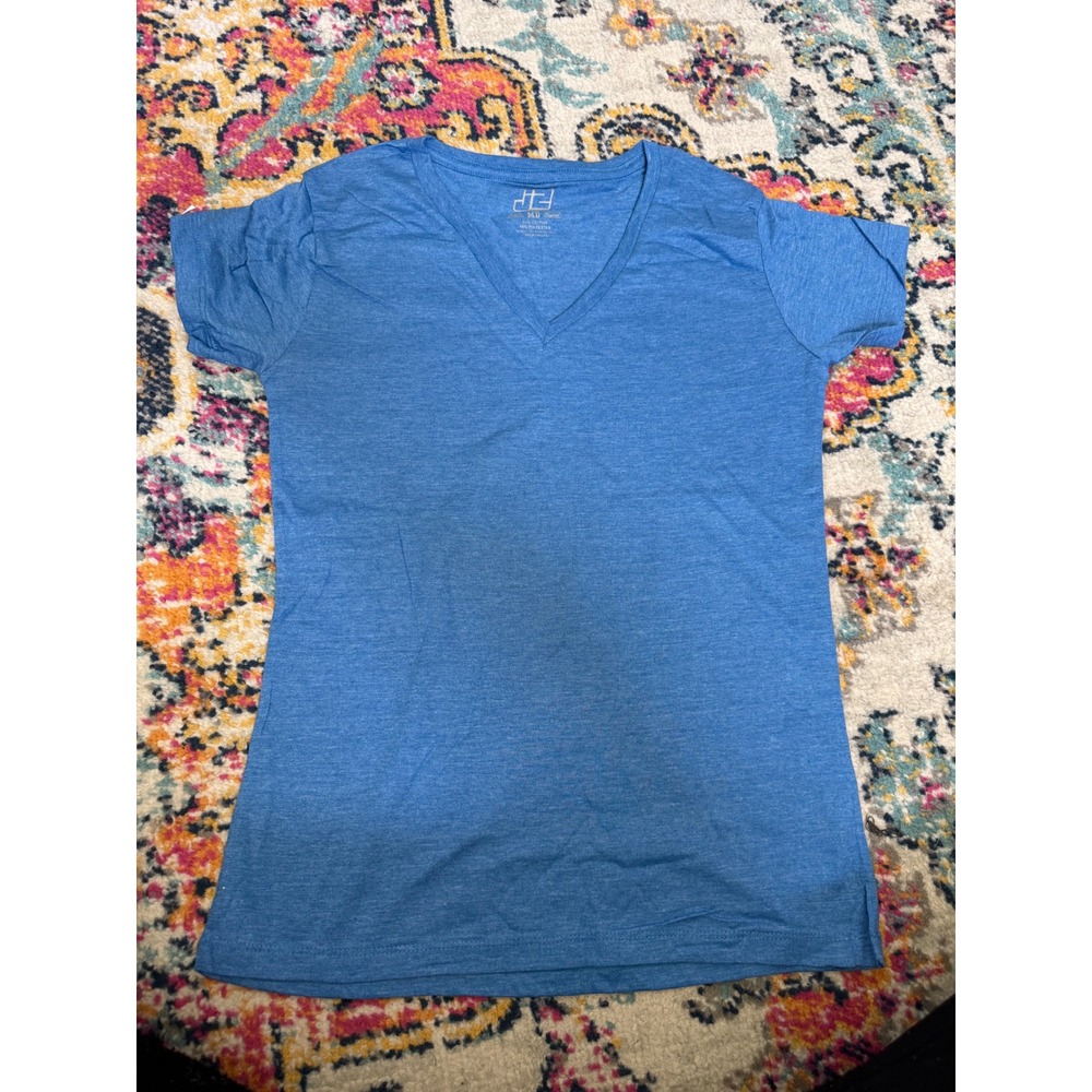 Lot of‎ 4 Unisex J2 Sport Blue V-Neck T-Shirts Size Medium New